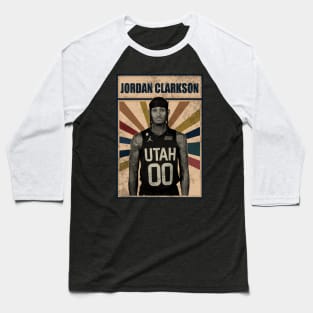 Utah Jazz Jordan Clarkson Baseball T-Shirt
